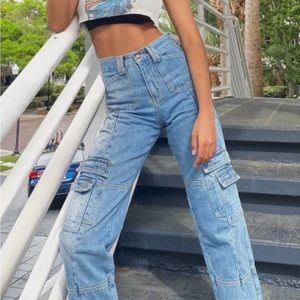 Lioness Denim Cargo pants